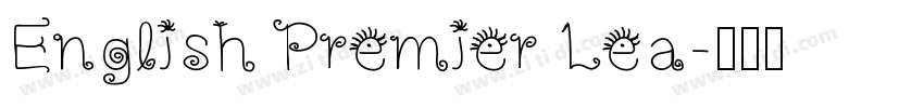 English Premier Lea字体转换
